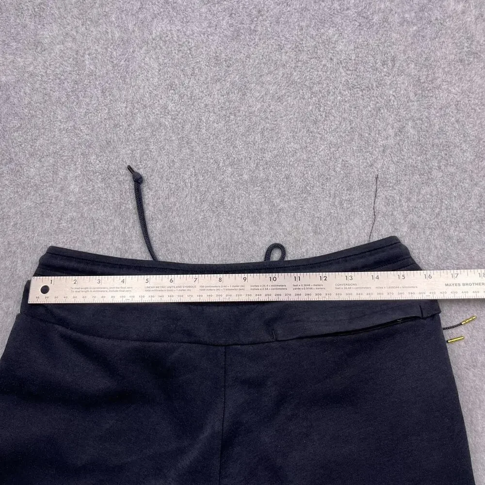 nike tech sweatpants mens medium black tapered jogger drawstring